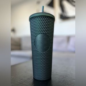Matte Green Studded Starbucks Cup